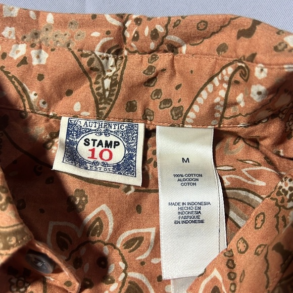 Stamp 10 cotton button up shirt - Picture 2 of 6